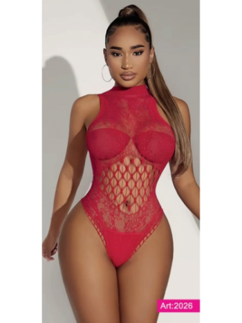 Kırmızı Vücut Çorabı