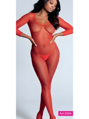 Kırmızı uzun Vücut Çorabı